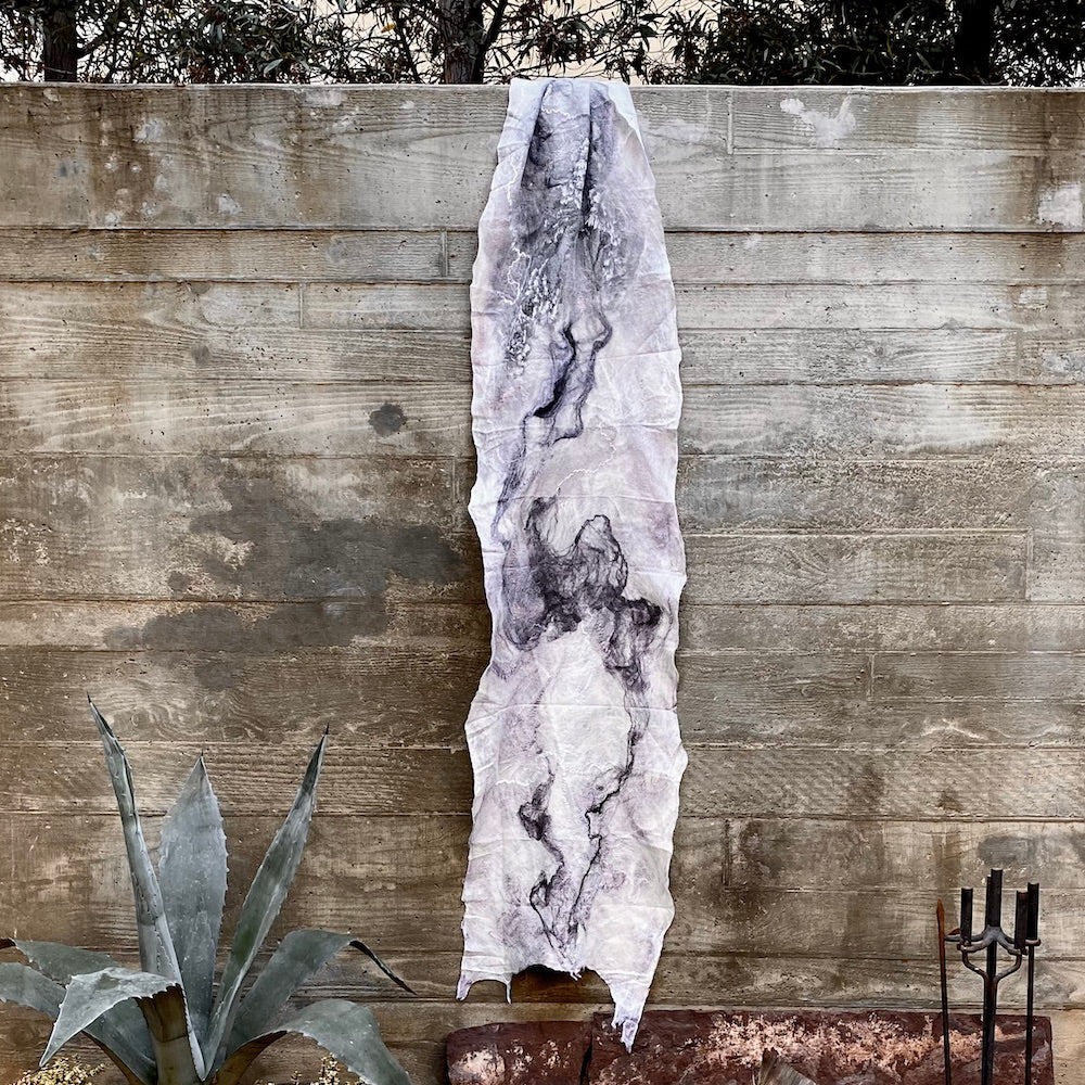 felted wool shawl