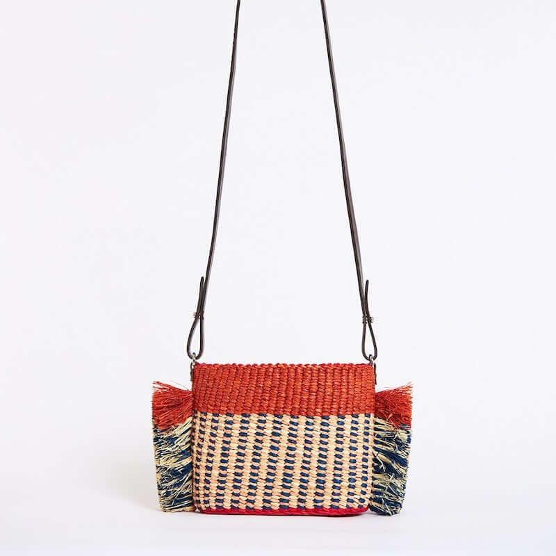 Sustainable Handcrafted Raffia Bag Hanna Mini Eco-Friendly