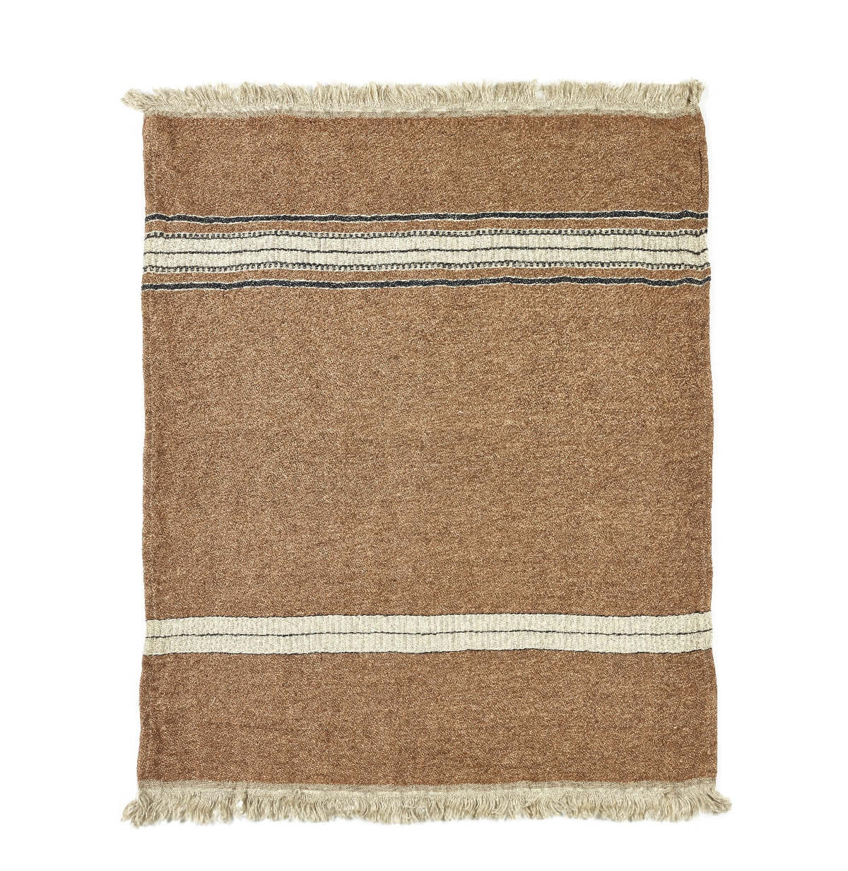 Libeco Belgian Linen Throw Towel Bruges Stripe ECOIST