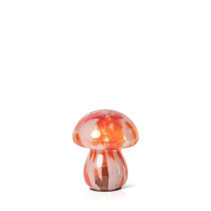 Cordless Mushroom Glass Table Lamp