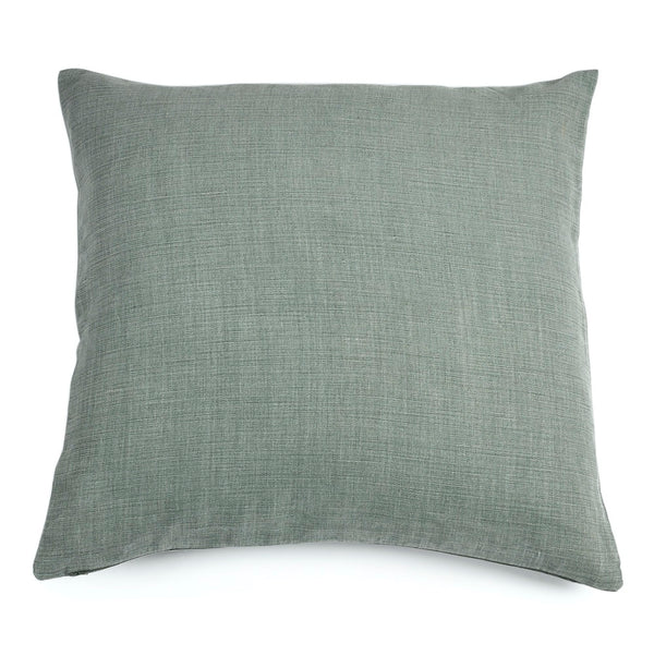 RÉ - Modern Brushed Finish Belgian Linen Pillow Cover - Hunter Green