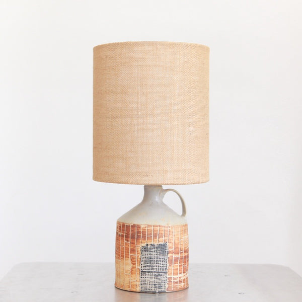 Handcrafted Ceramic Table Lamp - Earthy