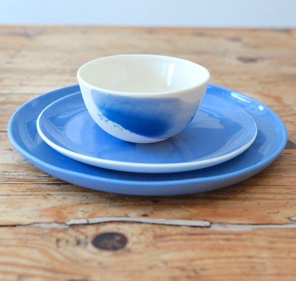 Porcelain Dinner Plate - Wedgewood Blue