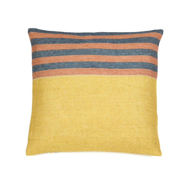 Libeco Belgian Linen Pillow Cover - Red Earth Stripe