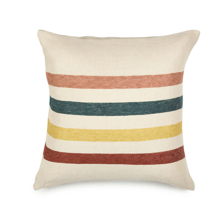 Certified Belgian linen pillow cover, Lake Stripe by Libeco Home